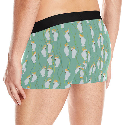 Cockatoo Pattern Print Design 01 Men's Boxer Briefs