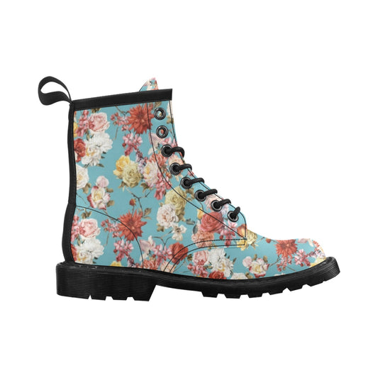 Summer Floral Pattern Print Design SF05 Women's Boots