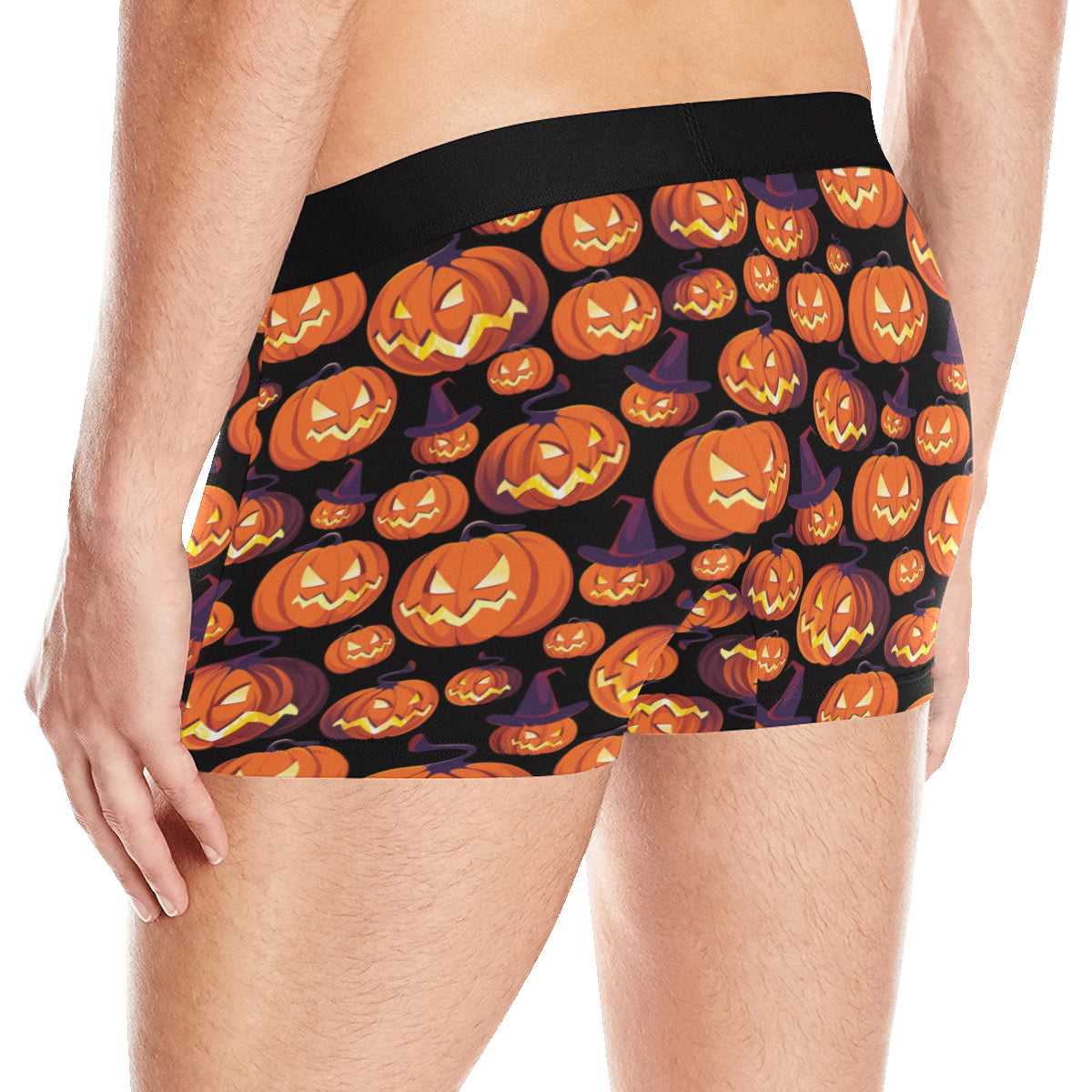 Halloween Pattern Print Design 04 Men's Boxer Briefs