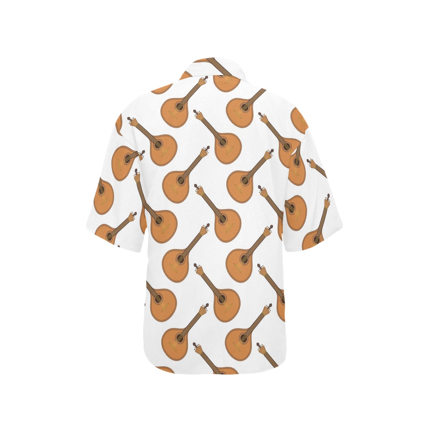 Mandolin Pattern Print Design 01 Women's Hawaiian Shirt