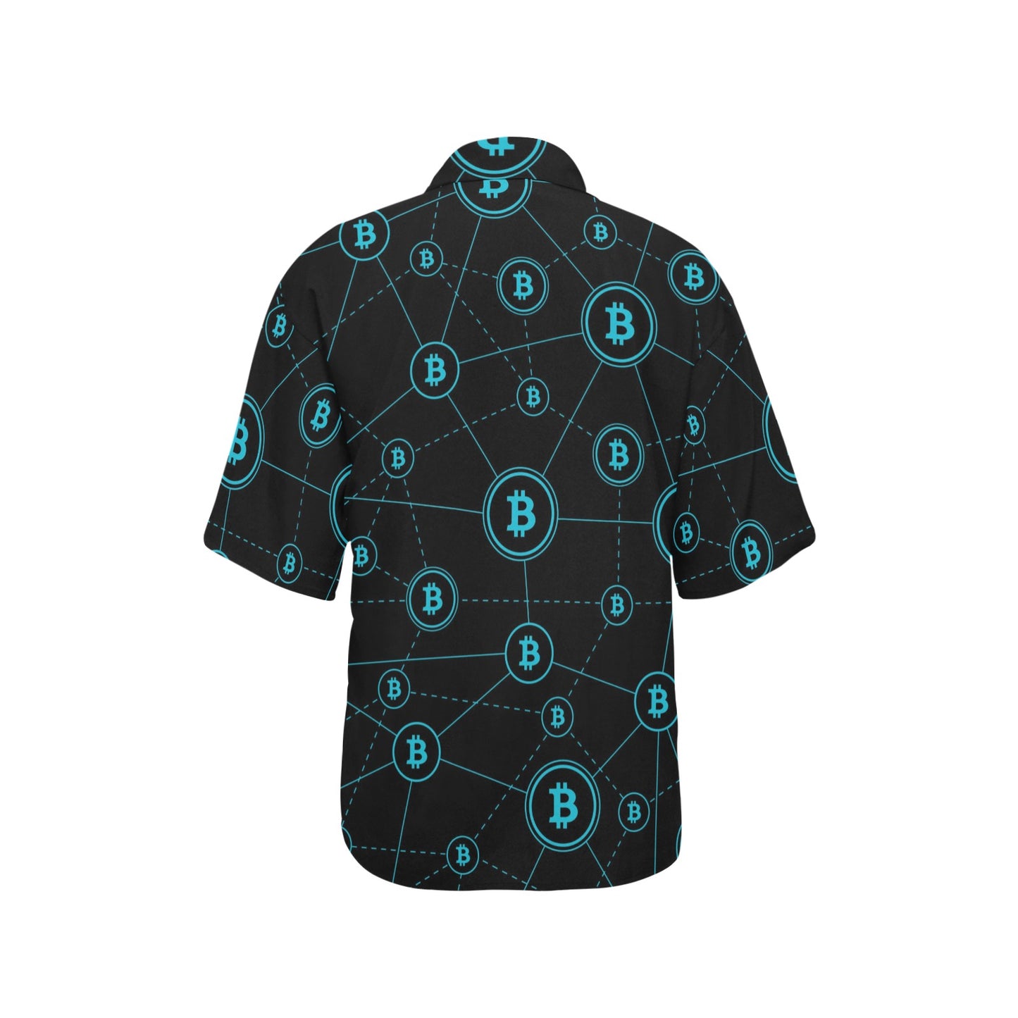 Cryptocurrency Pattern Print Design 01 Women's Hawaiian Shirt