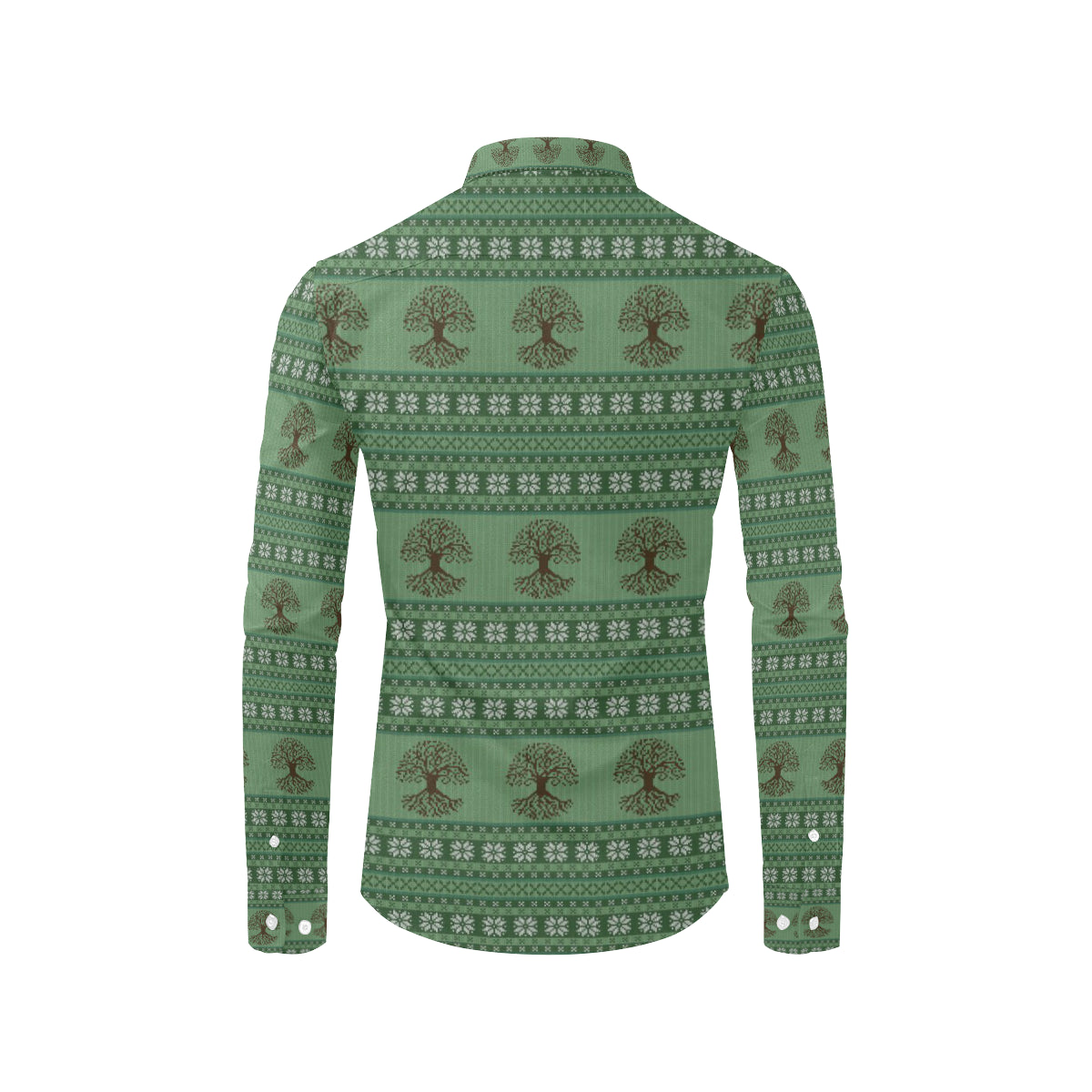 Celtic Pattern Print Design 09 Men's Long Sleeve Shirt