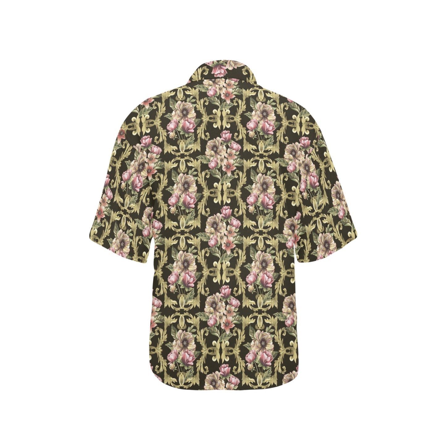 Baroque Pattern Print Design 02 Women's Hawaiian Shirt