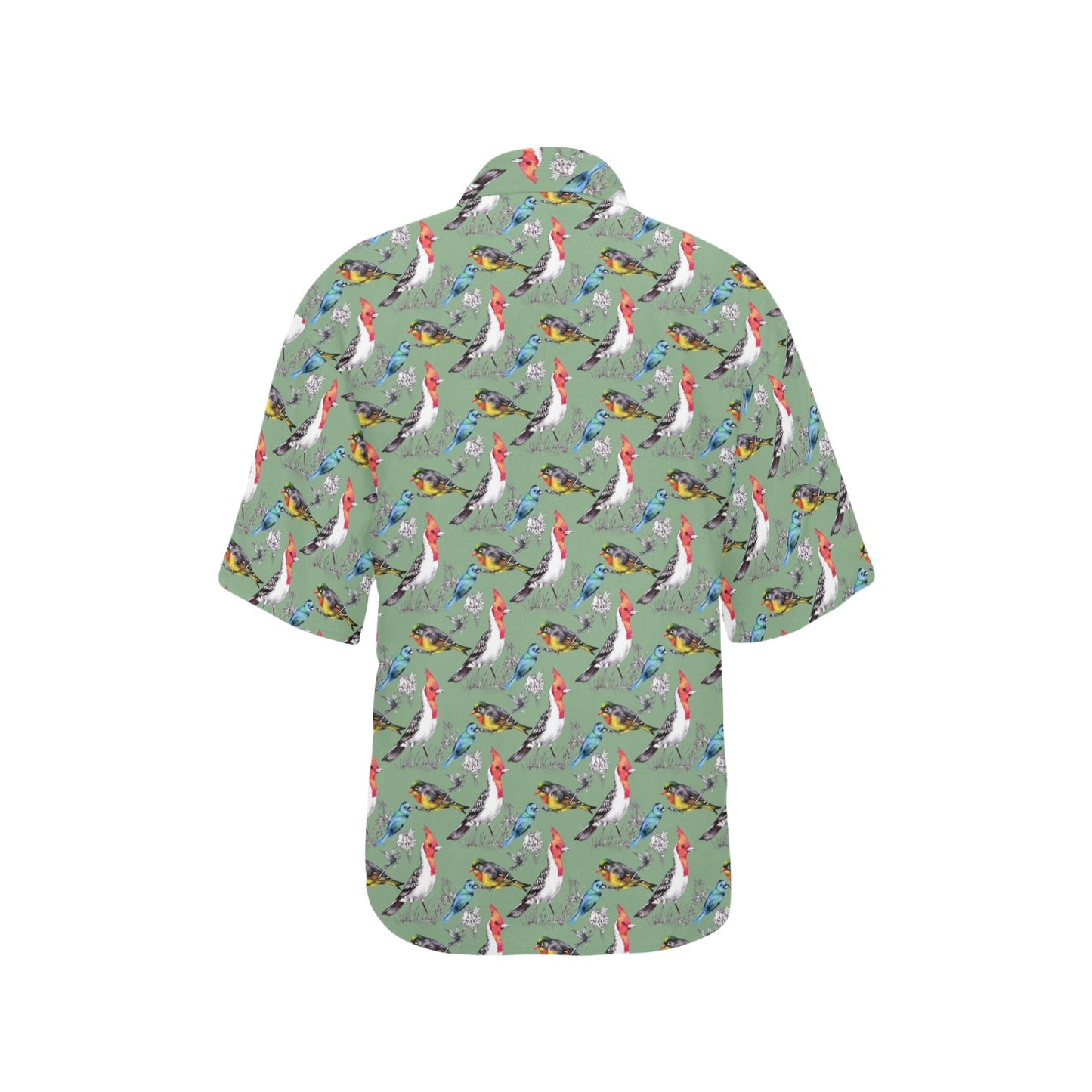 Birds Pattern Print Design 07 Women's Hawaiian Shirt