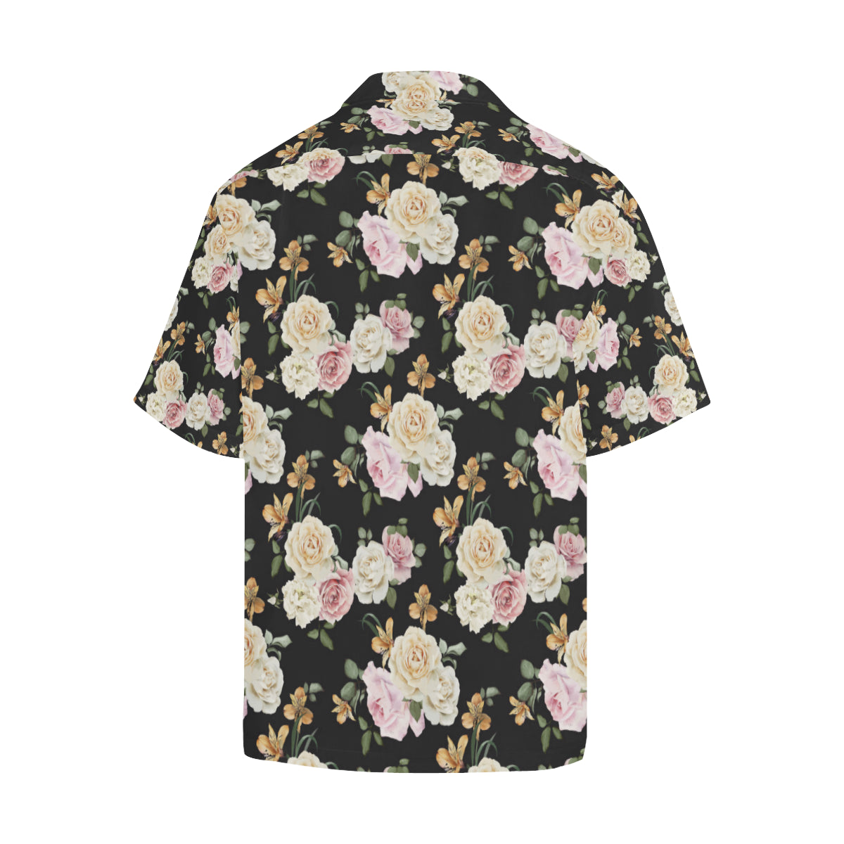 Rose Pattern Print Design A01 Men's Hawaiian Shirt