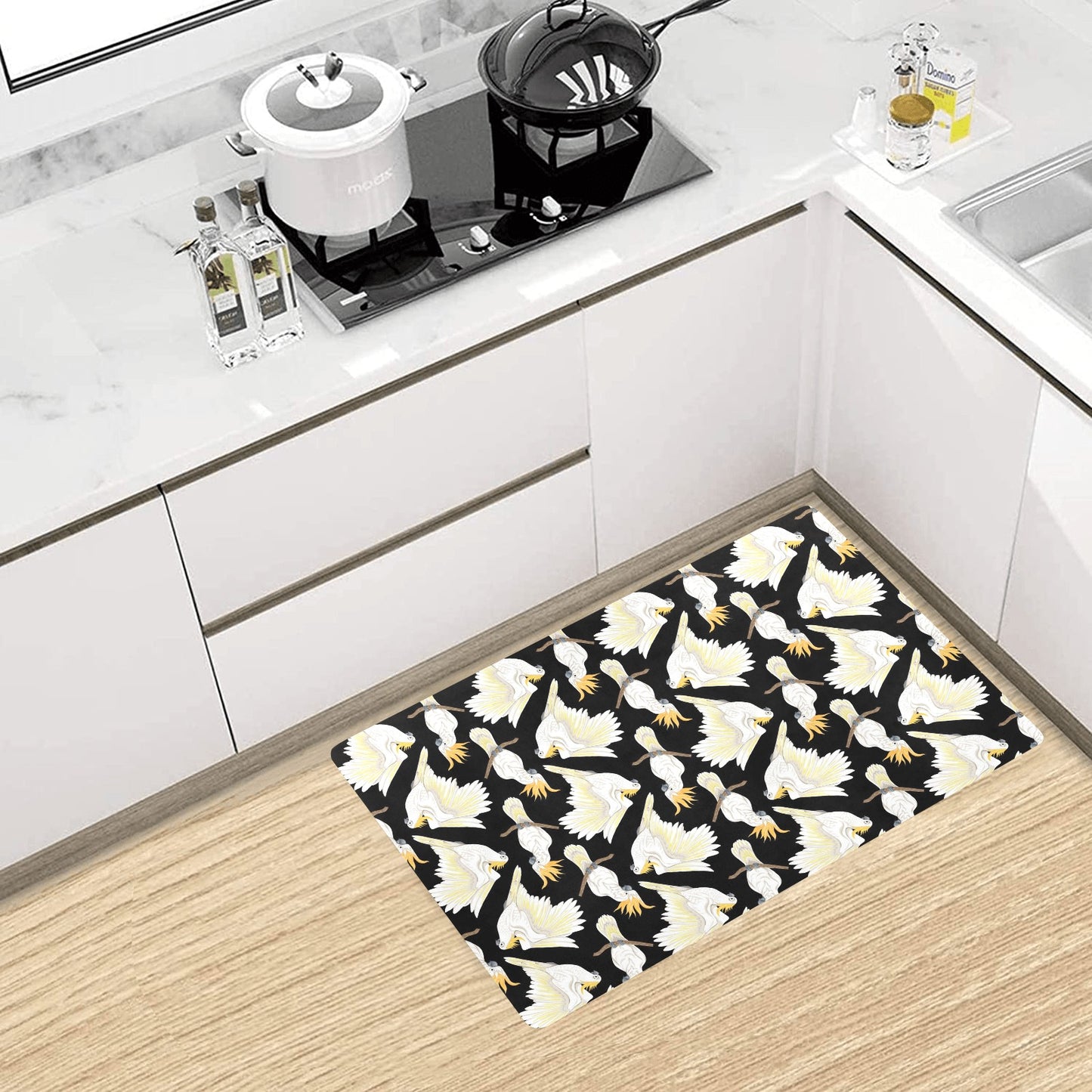 Cockatoo Print Design LKS402 Kitchen Mat