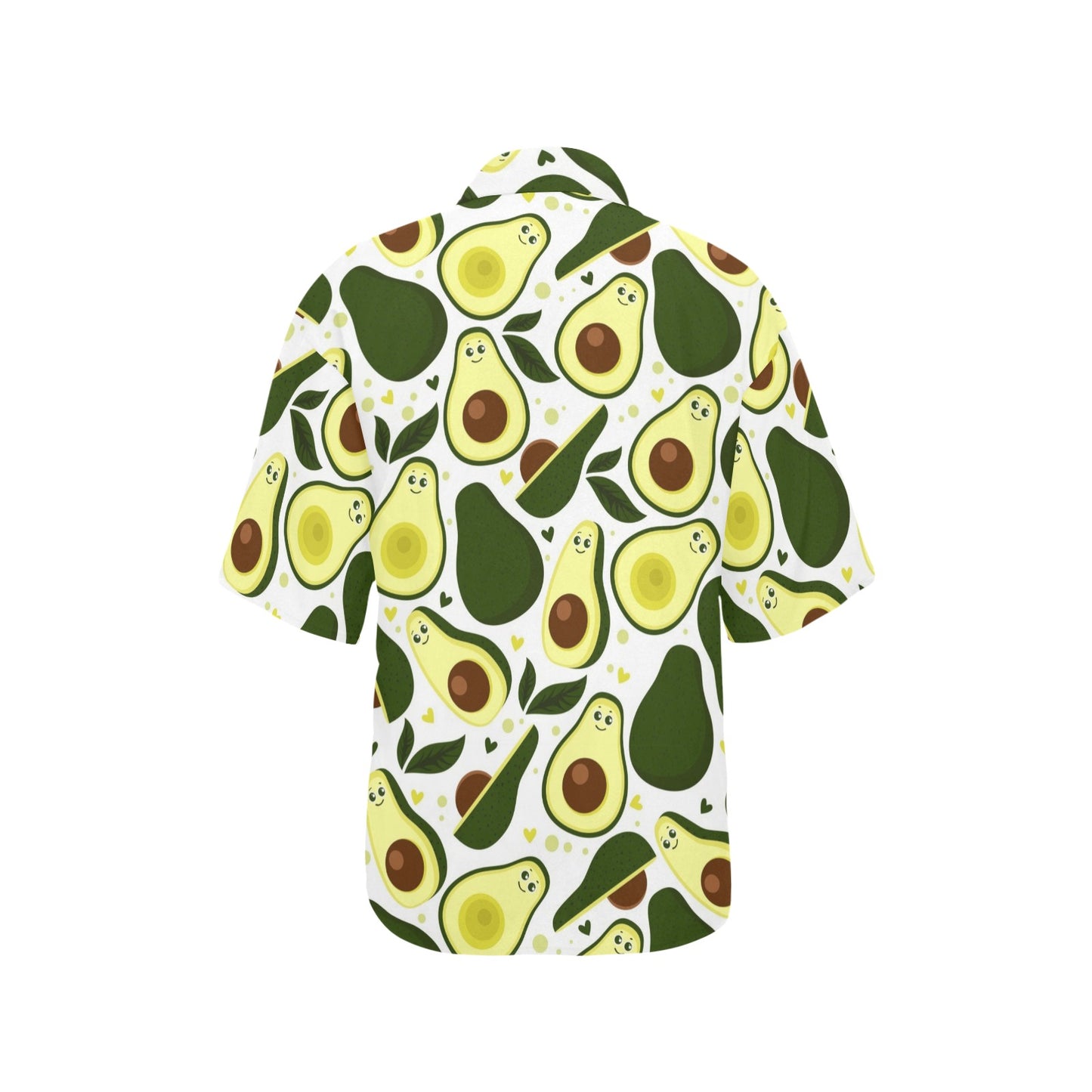Avocado Pattern Print Design AC06 Women's Hawaiian Shirt
