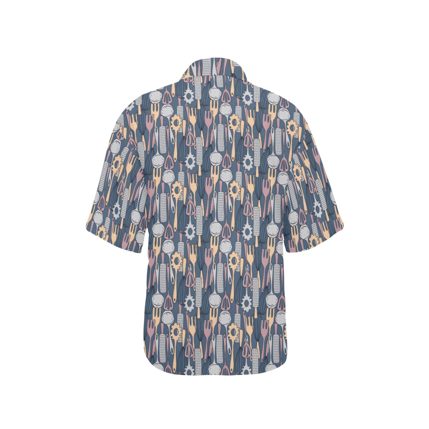 Cooking Kitchen Tools Pattern Print Design 05 Women's Hawaiian Shirt