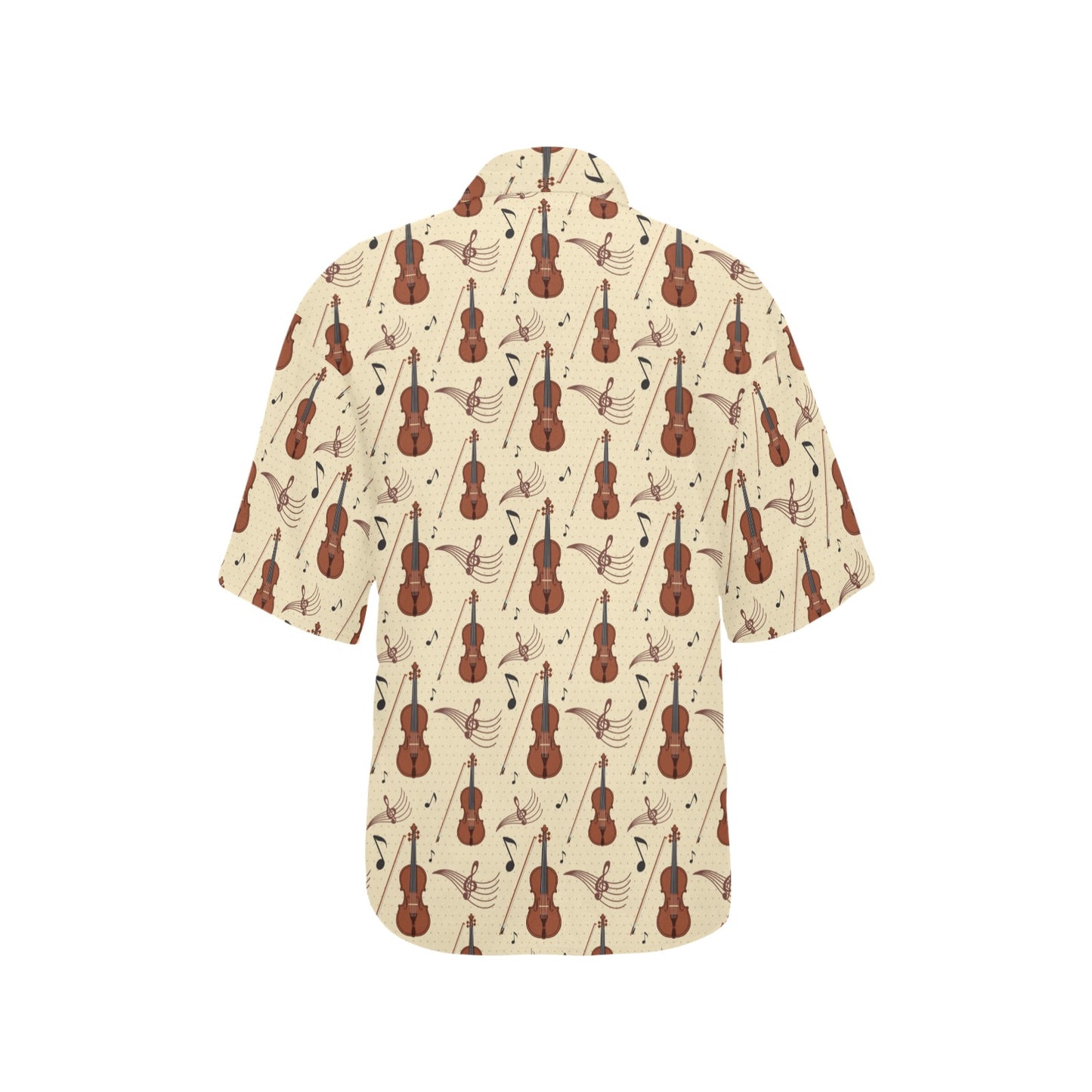 Cello Print Design LKS402 Women's Hawaiian Shirt