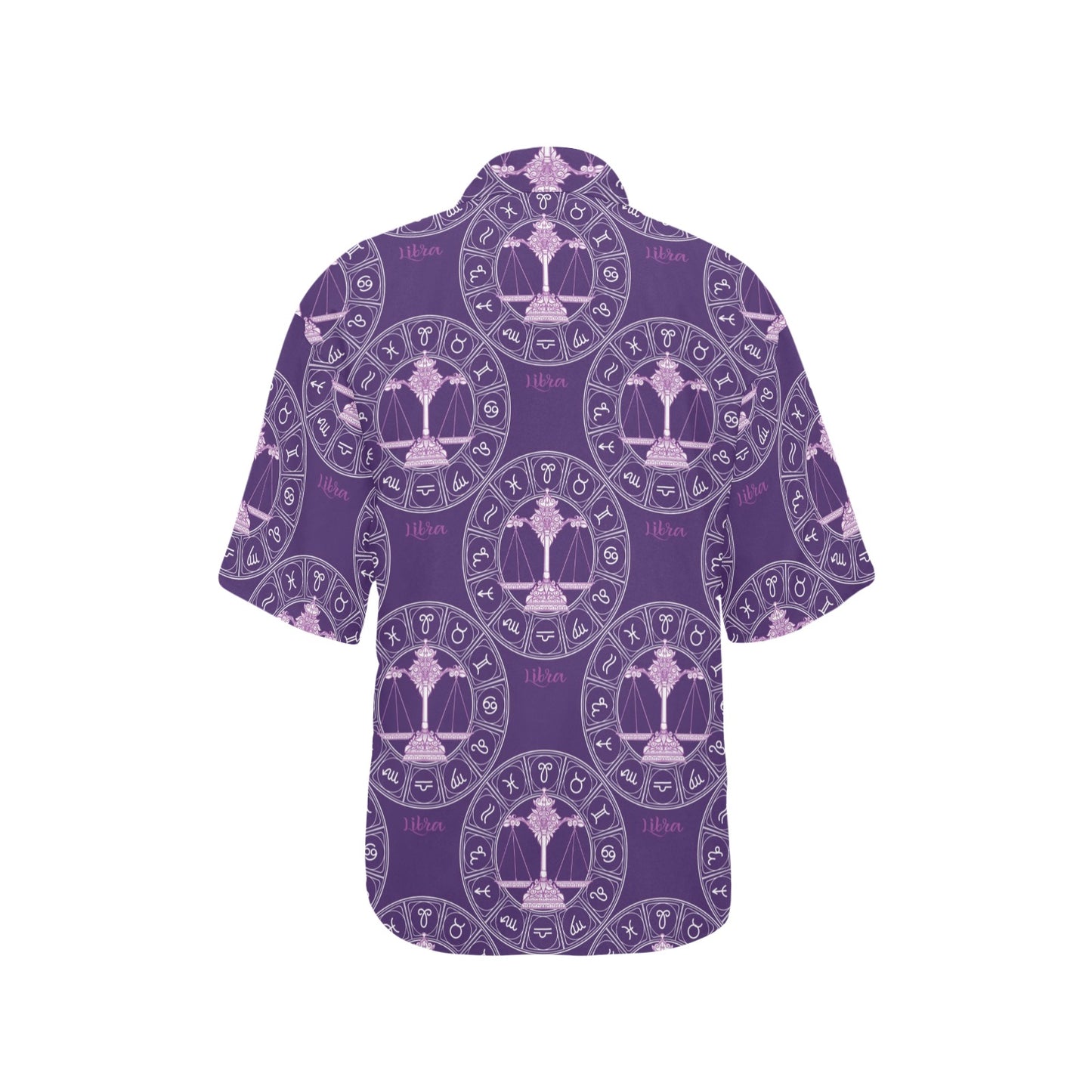 Libra Pattern Print Design 03 Women's Hawaiian Shirt
