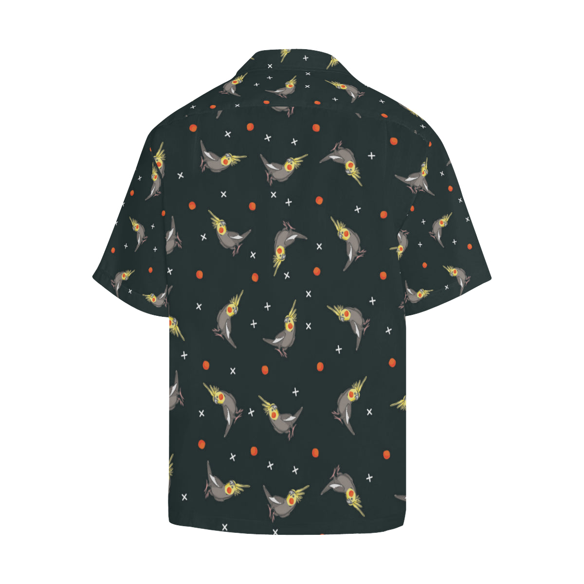 Cockatiel Pattern Print Design 02 Men's Hawaiian Shirt