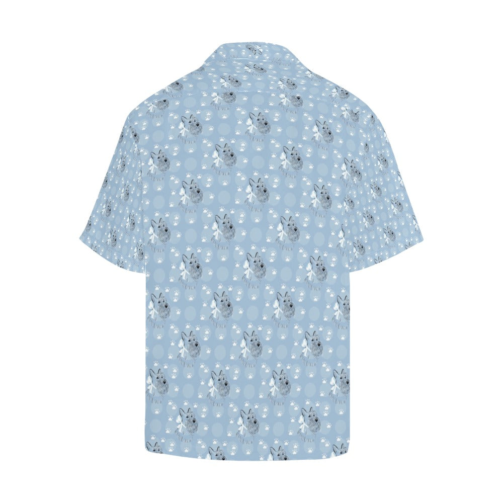 Scottish Terriers Print Design LKS308 Men's Hawaiian Shirt