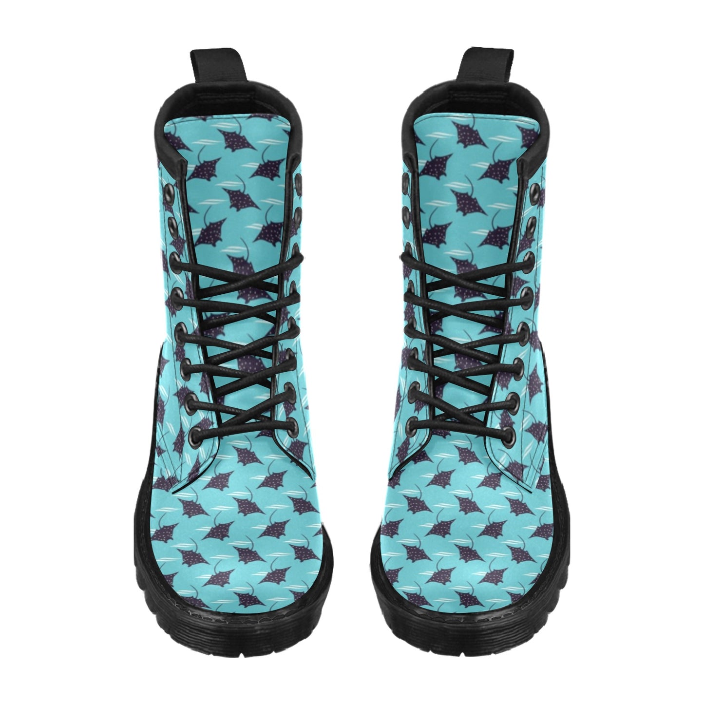 Manta Ray Print Design LKS403 Women's Boots