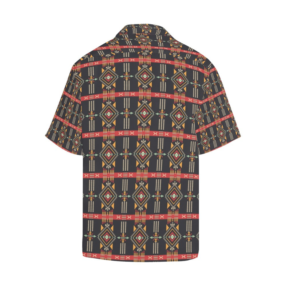 Southwest Pattern Print Design LKS303 Men's Hawaiian Shirt