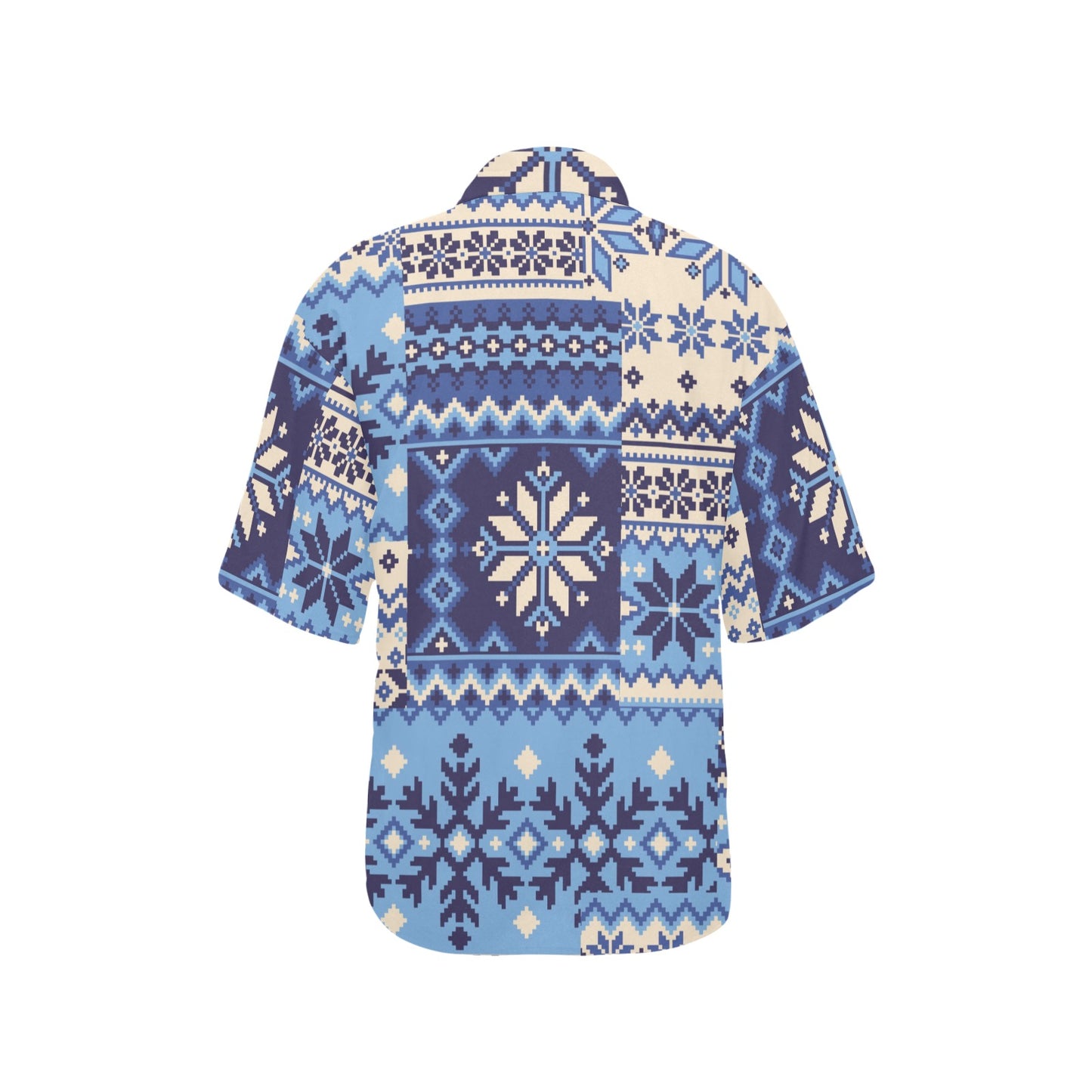 Nordic Pattern Print Design A04 Women's Hawaiian Shirt