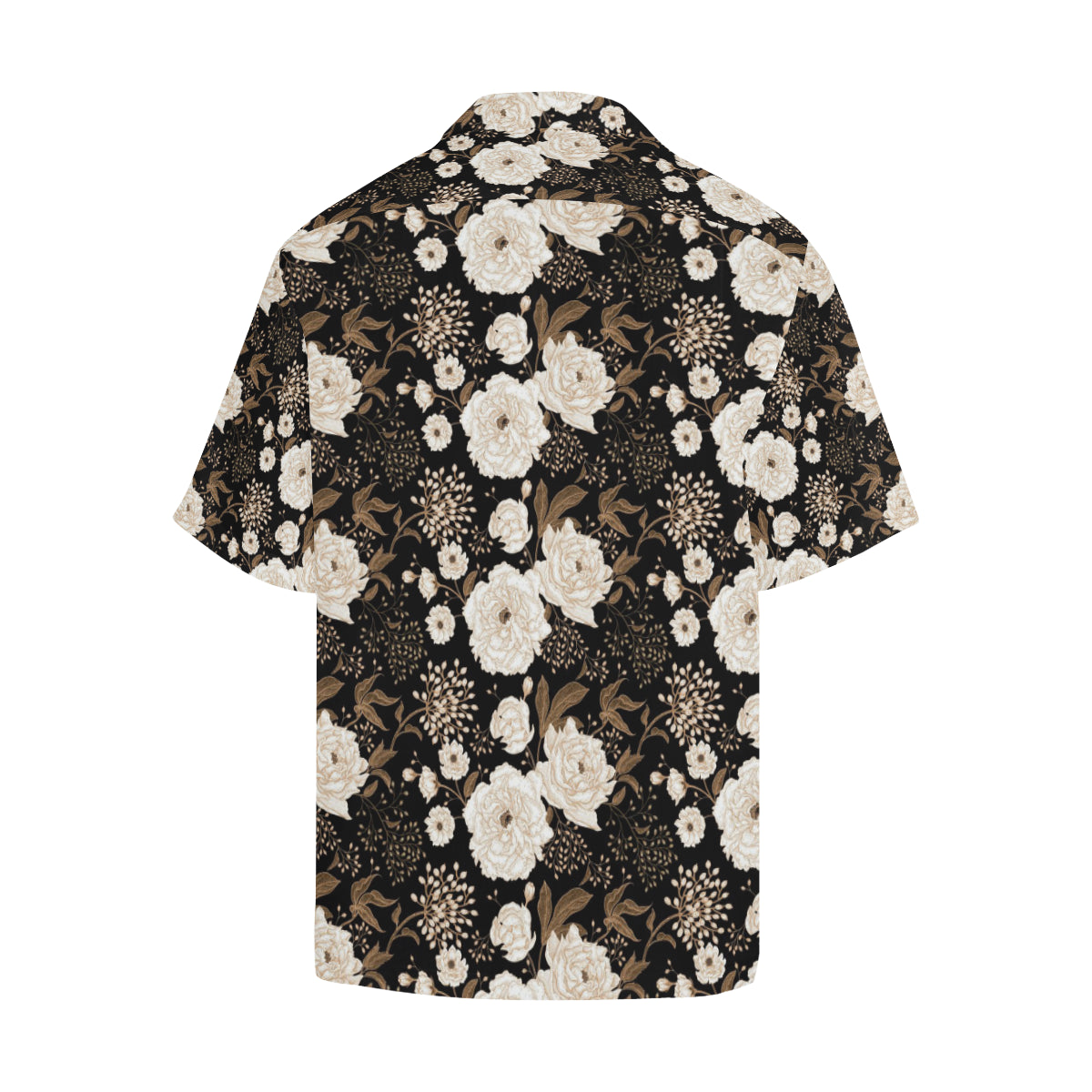 Peony Pattern Print Design A02 Men's Hawaiian Shirt