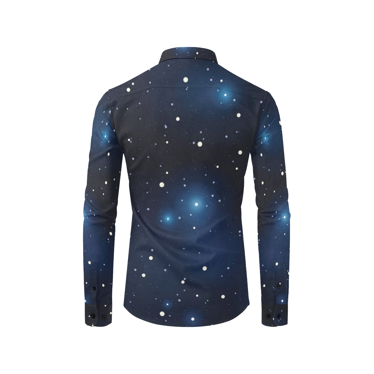 Night sky Pattern Print Design A02 Men's Long Sleeve Shirt