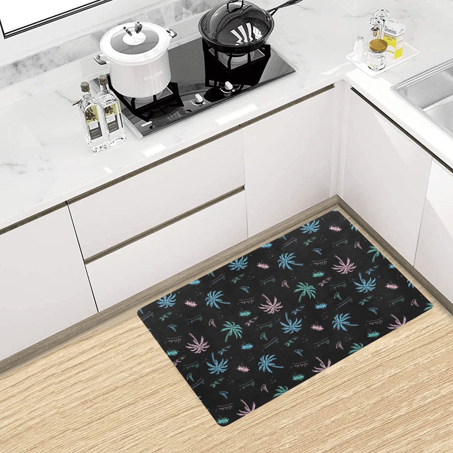 Aloha Hawaii Pattern Print Design 03 Kitchen Mat
