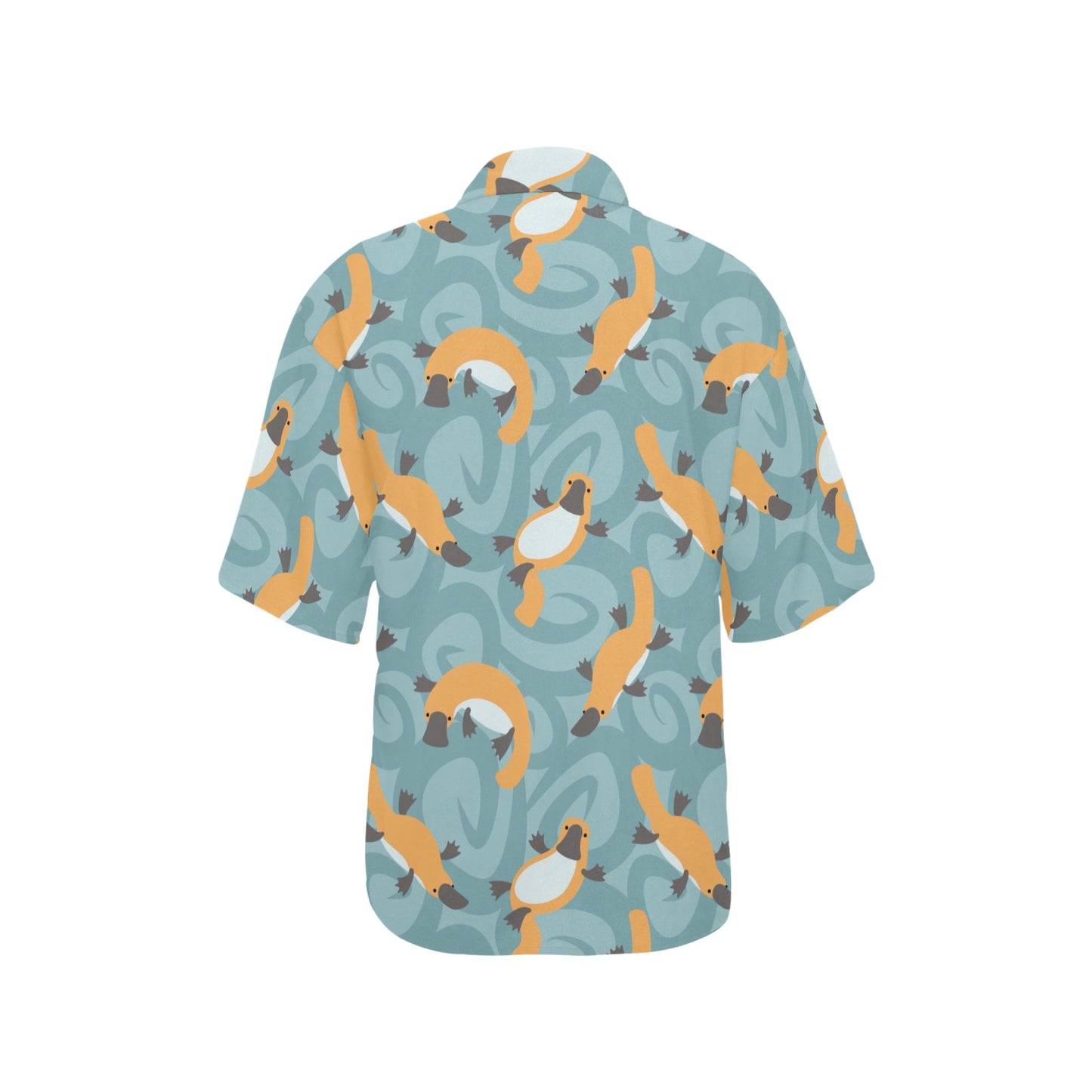 Platypus Pattern Print Design A01 Women's Hawaiian Shirt