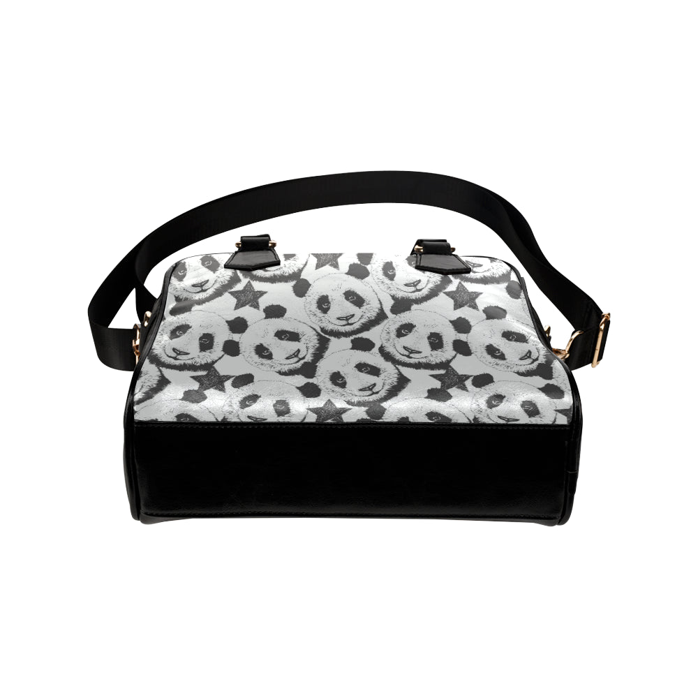 Panda Pattern Print Design A02 Shoulder Handbag