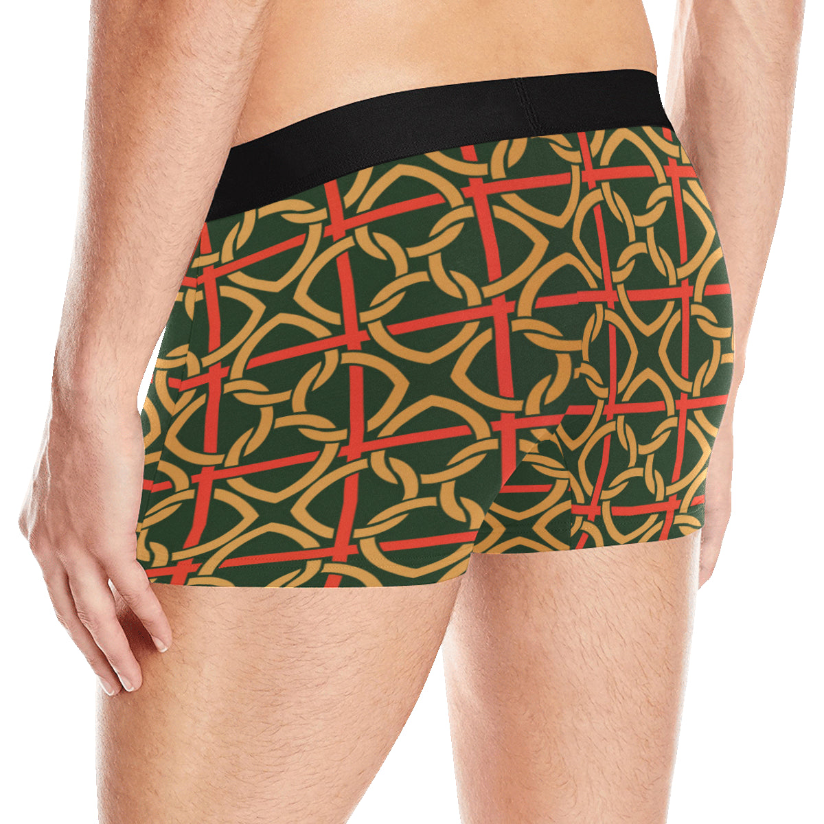 Irish Pattern Print Design 01 Men's Boxer Briefs