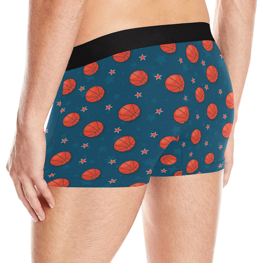 Basketball Pattern Print Design 02 Men's Boxer Briefs