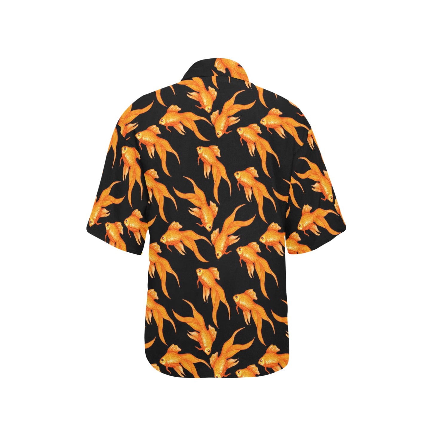 Goldfish Pattern Print Design 03 Women's Hawaiian Shirt