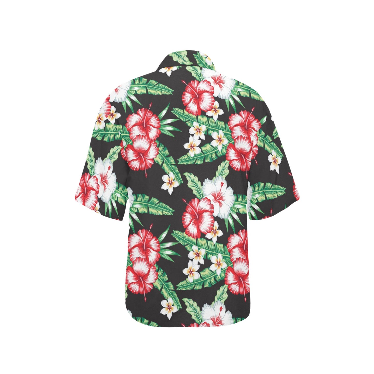 Hawaiian flower tropical leaves Women's Hawaiian Shirt