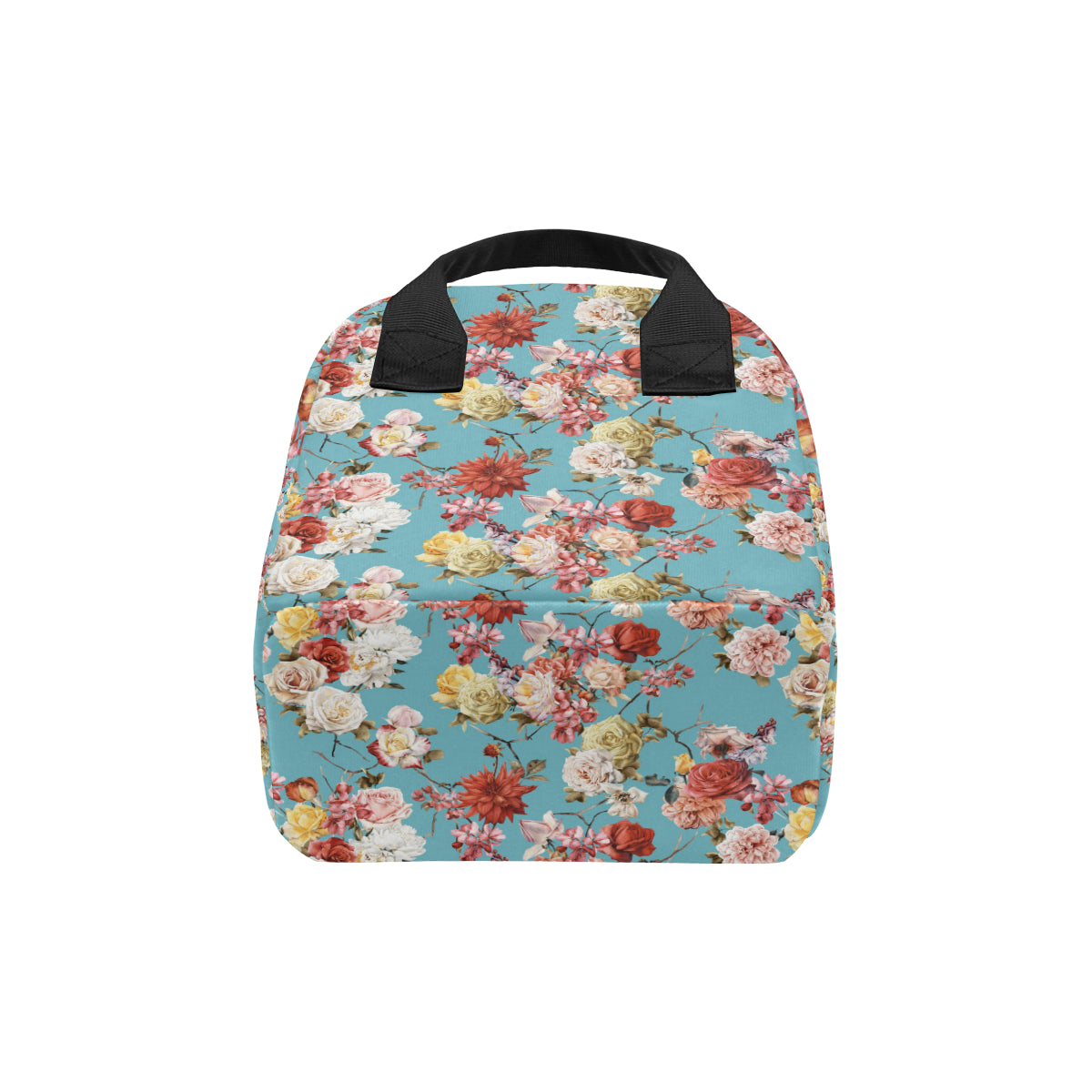 Summer Floral Pattern Print Design SF05 Insulated Lunch Bag