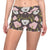 Anemone Pattern Print Design AM011 Yoga Shorts