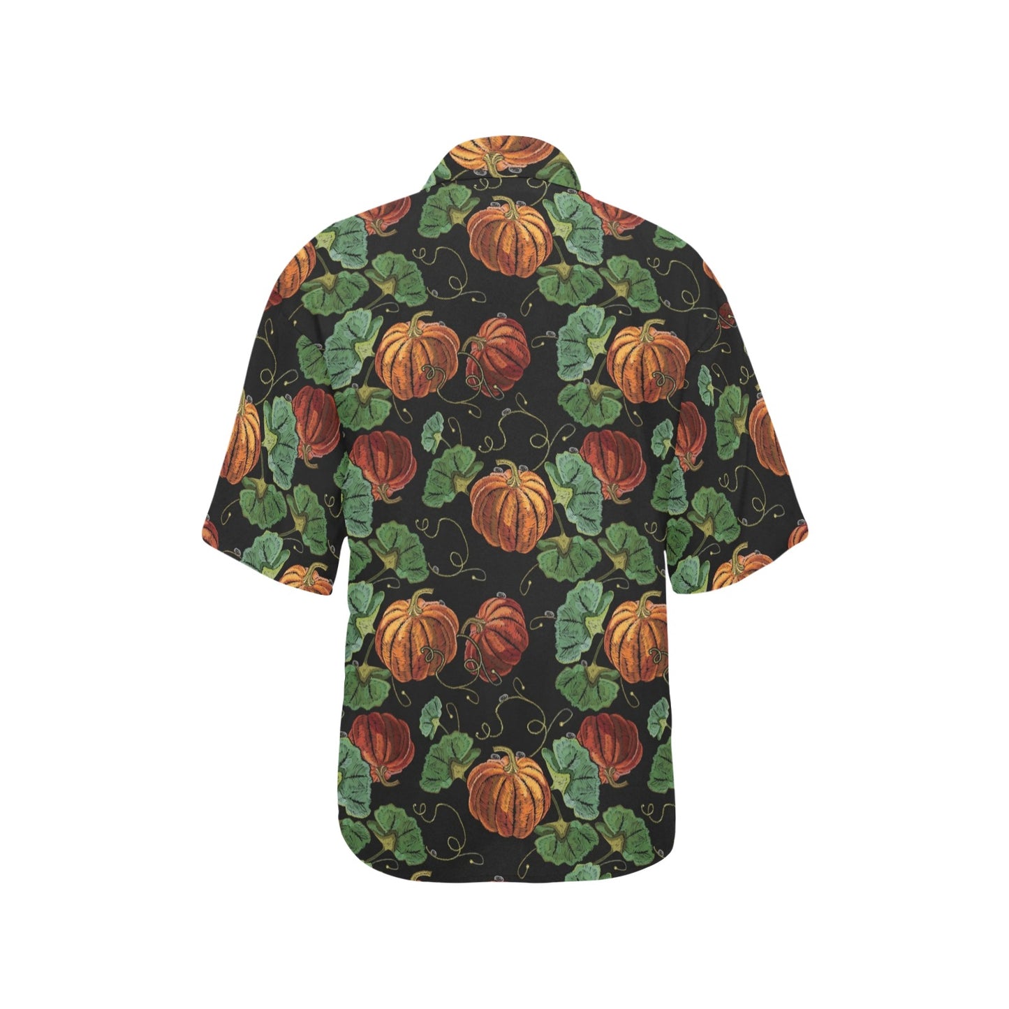 Pumpkin Pattern Print Design A02 Women's Hawaiian Shirt