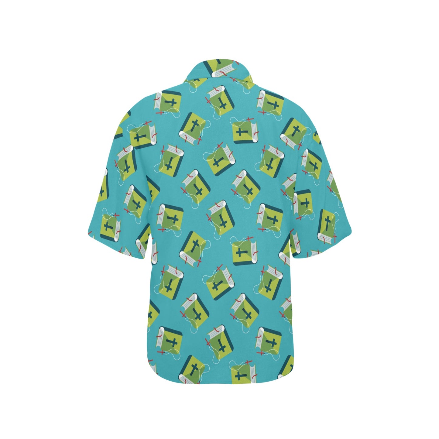 Bible Pattern Print Design 01 Women's Hawaiian Shirt