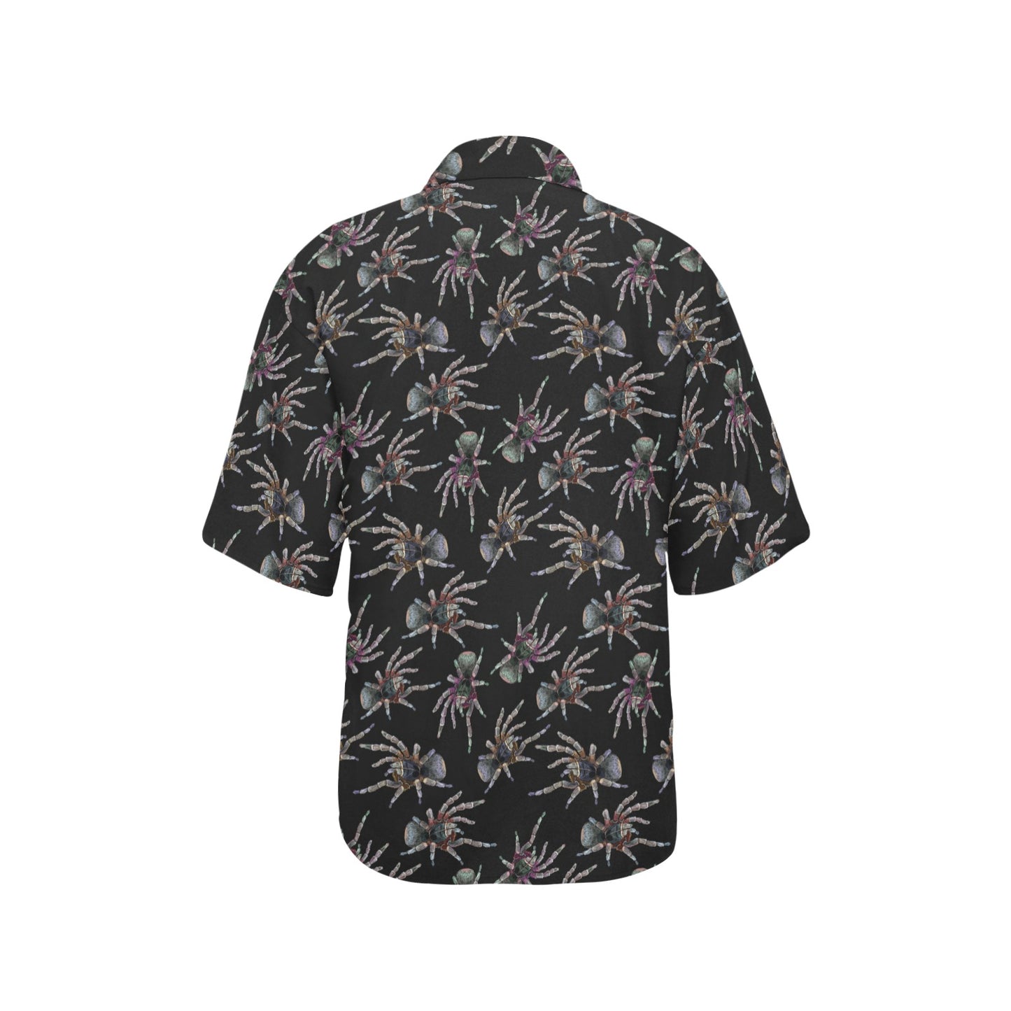 Tarantula Print Design LKS402 Women's Hawaiian Shirt