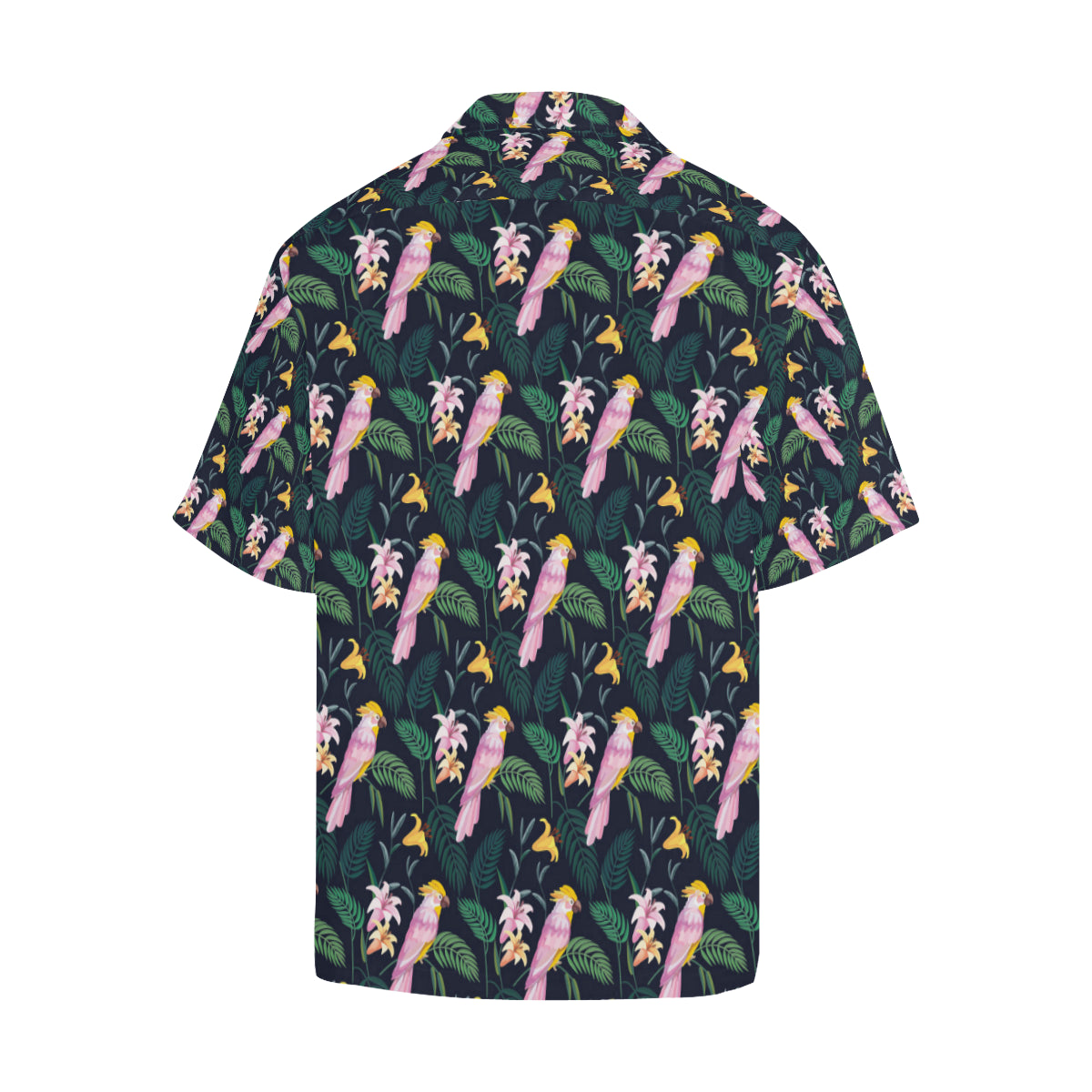 Cockatoo Pattern Print Design 03 Men's Hawaiian Shirt