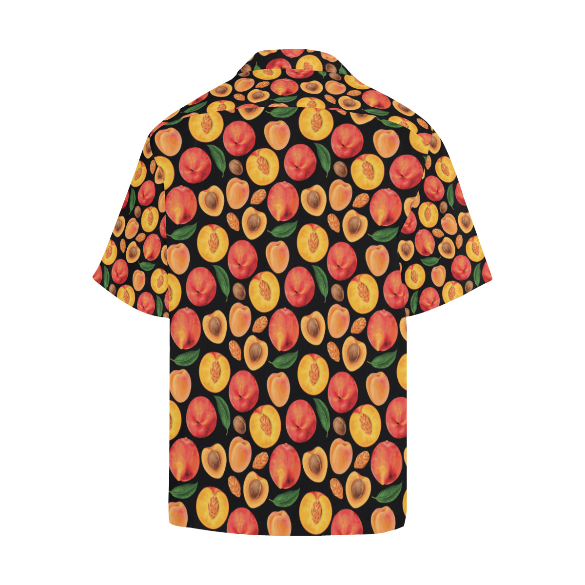 Peach Pattern Print Design A02 Men's Hawaiian Shirt