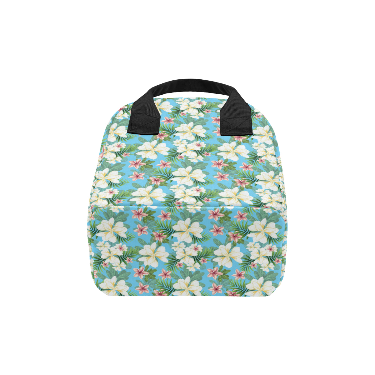 Plumeria Pattern Print Design PM028 Insulated Lunch Bag