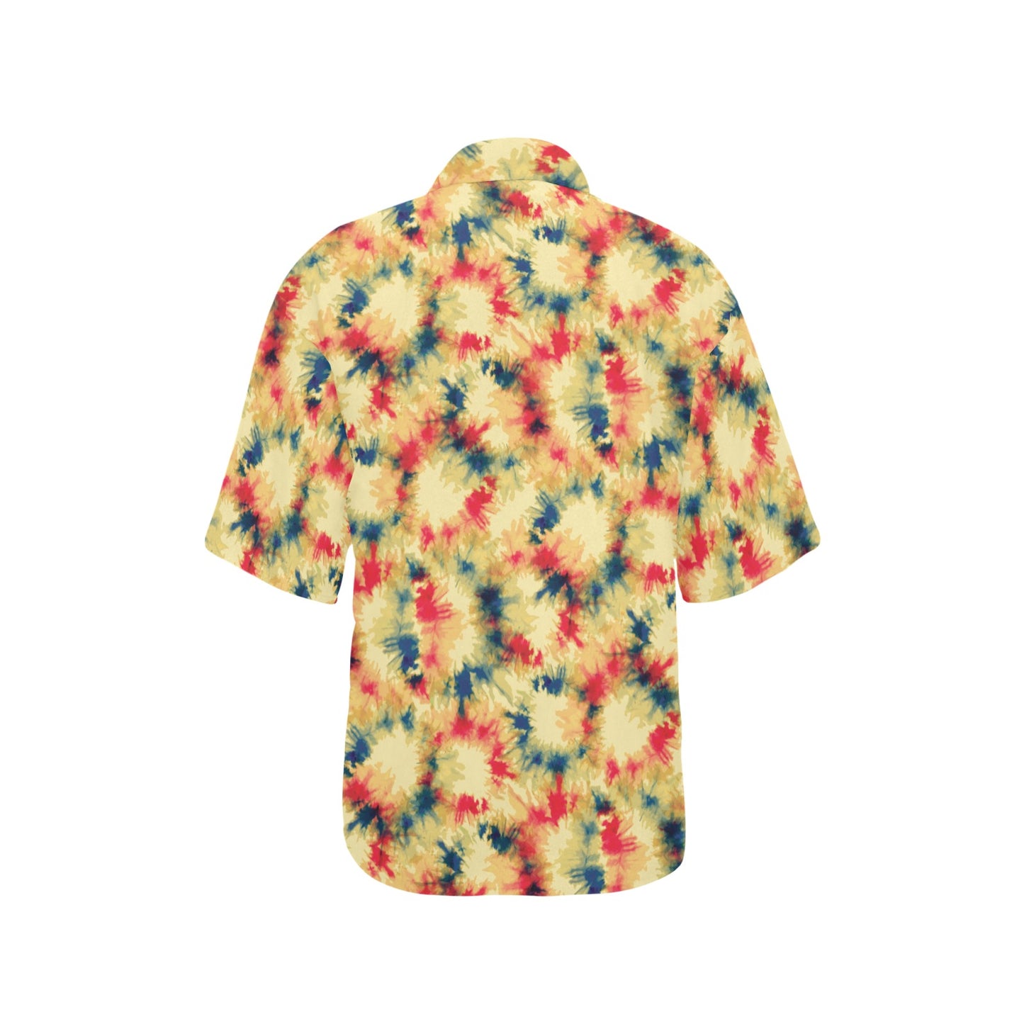 Tie Dye Print Design LKS302 Women's Hawaiian Shirt