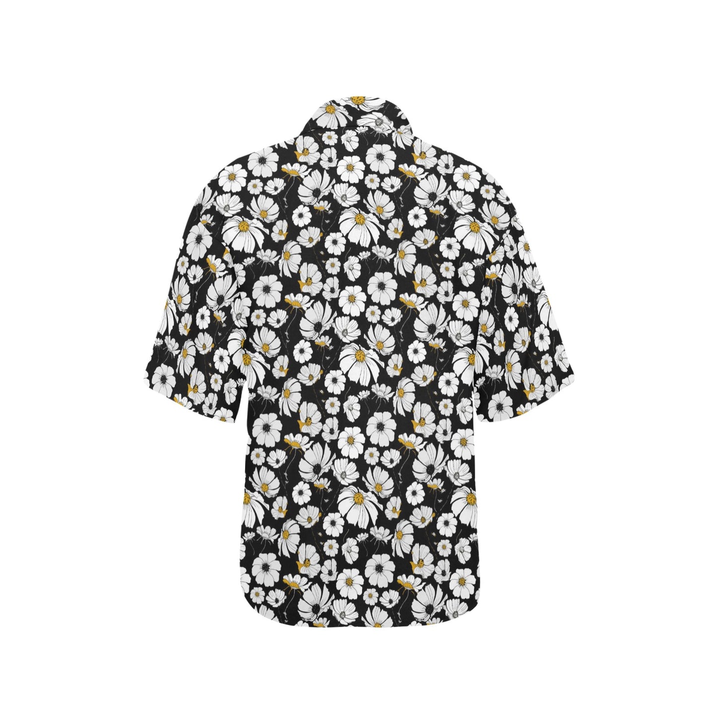 Daisy Pattern Print Design 02 Women's Hawaiian Shirt