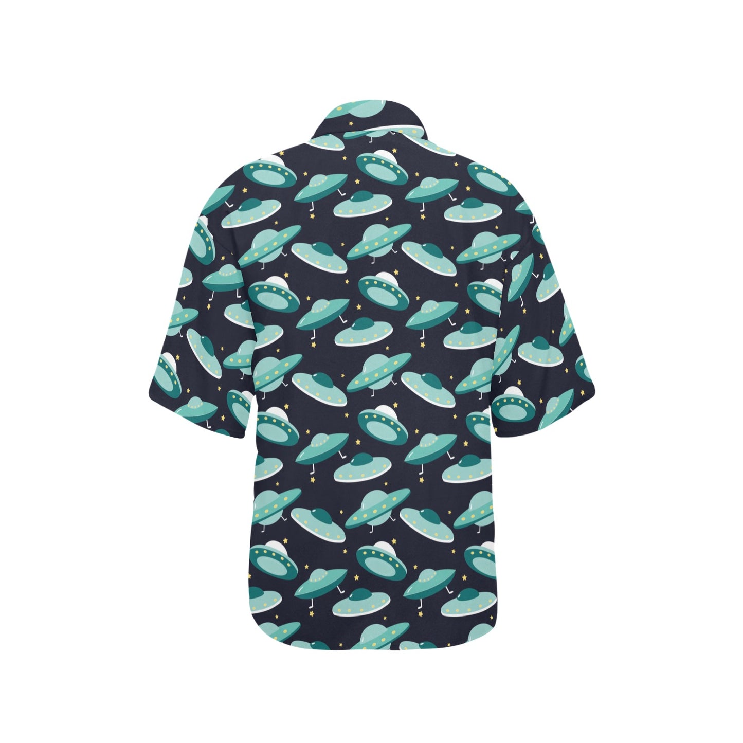 UFO Print Design LKS304 Women's Hawaiian Shirt