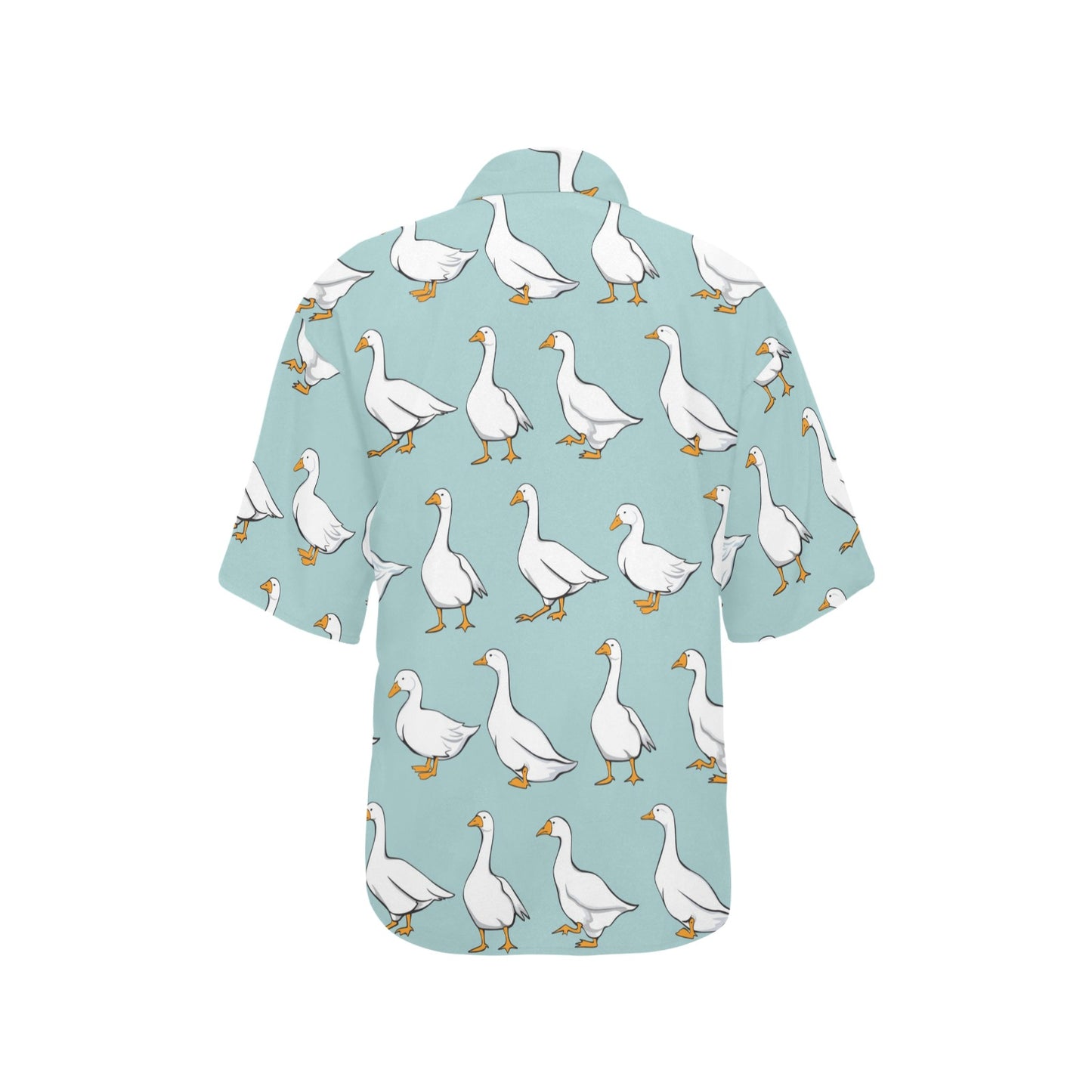 Goose Pattern Print Design 02 Women's Hawaiian Shirt