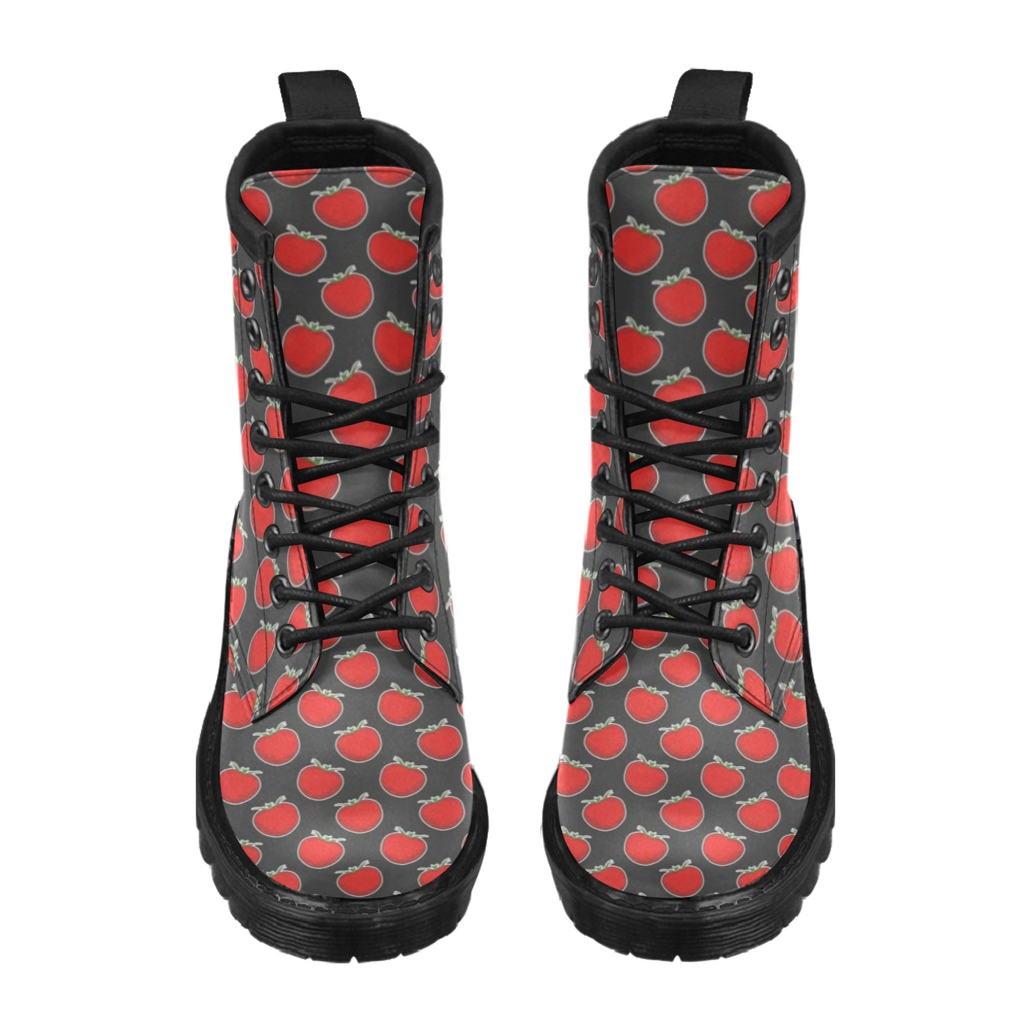 Tomato Print Design LKS306 Women's Boots