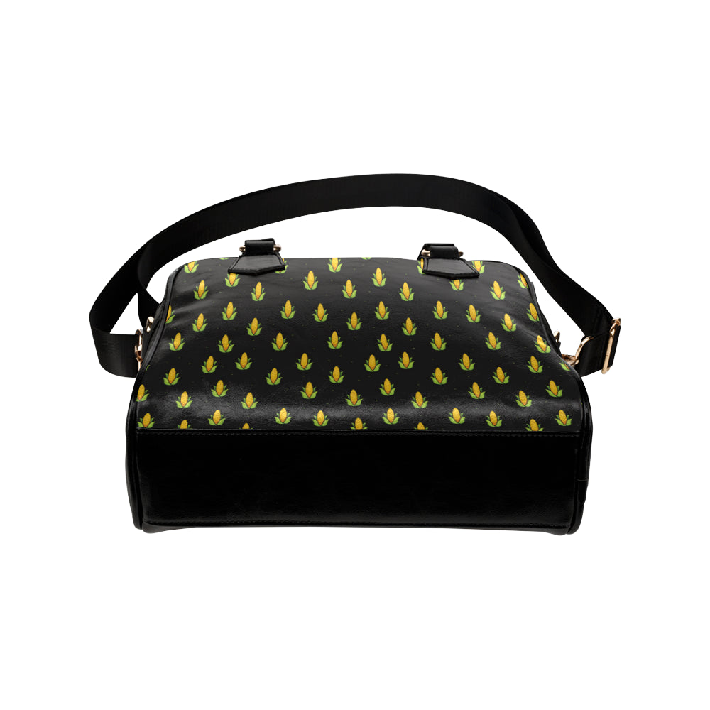 Corn Pattern Print Design 04 Shoulder Handbag