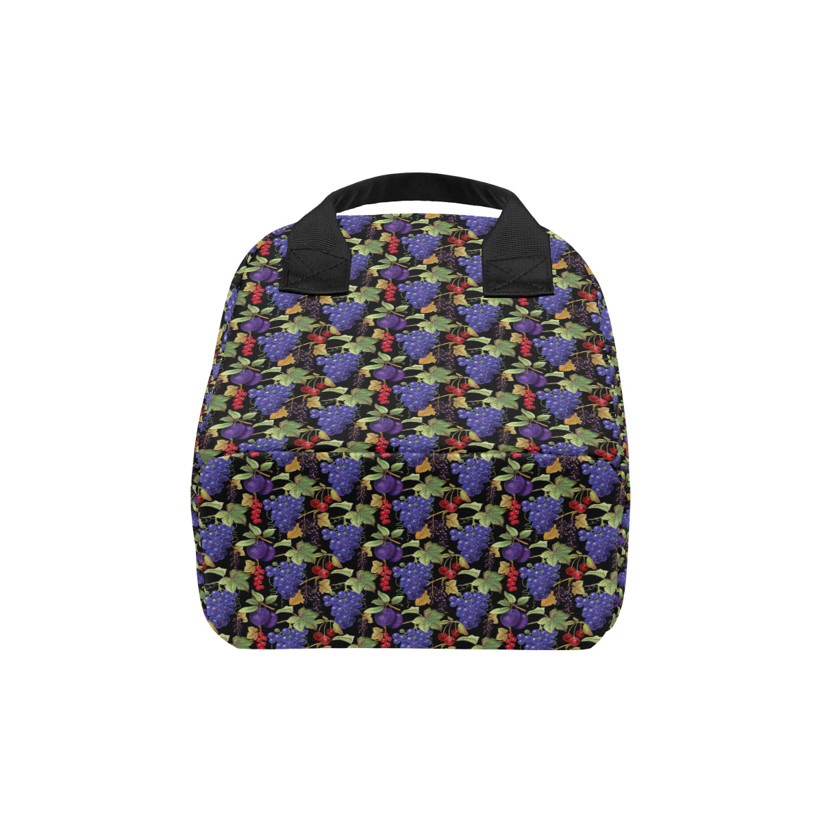 Grape Pattern Print Design GP05 Insulated Lunch Bag