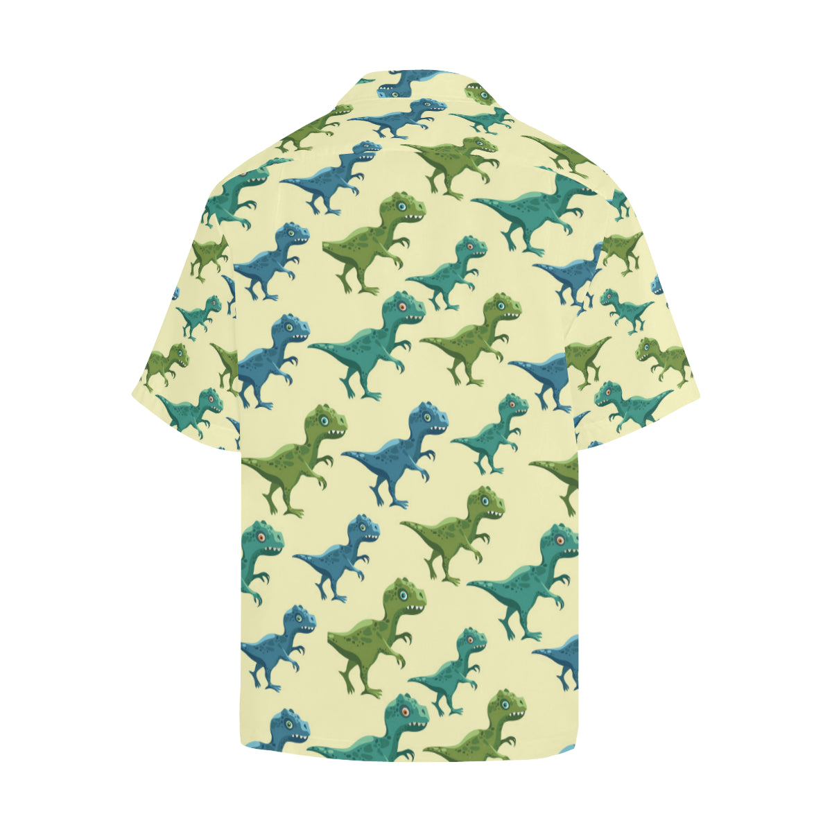 T Rex Pattern Print Design A04 Men's Hawaiian Shirt