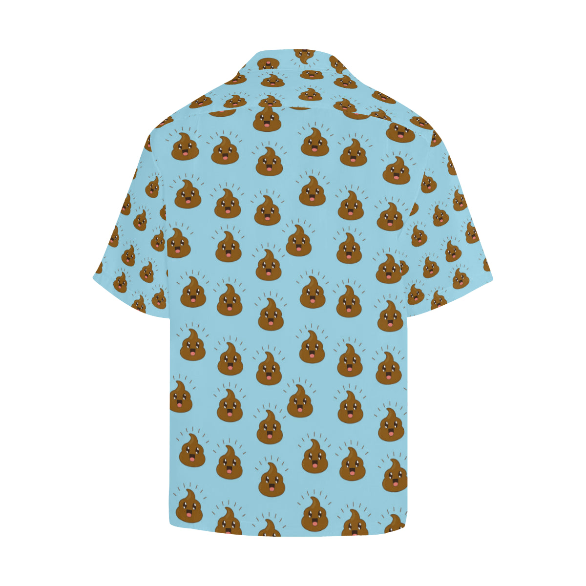 Poop Emoji Pattern Print Design A03 Men's Hawaiian Shirt