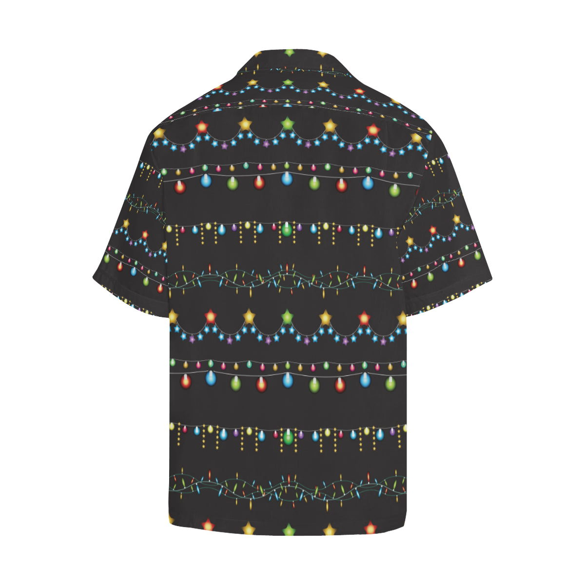 Christmas Light Pattern Print Design 01 Men's Hawaiian Shirt