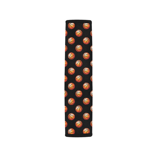 Basketball Pattern Print Design 01 Car Seat Belt Cover
