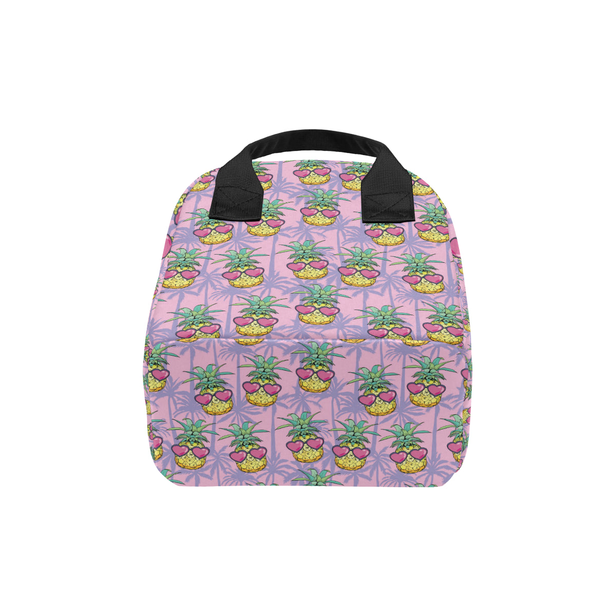 Pineapple Pattern Print Design PP06 Insulated Lunch Bag