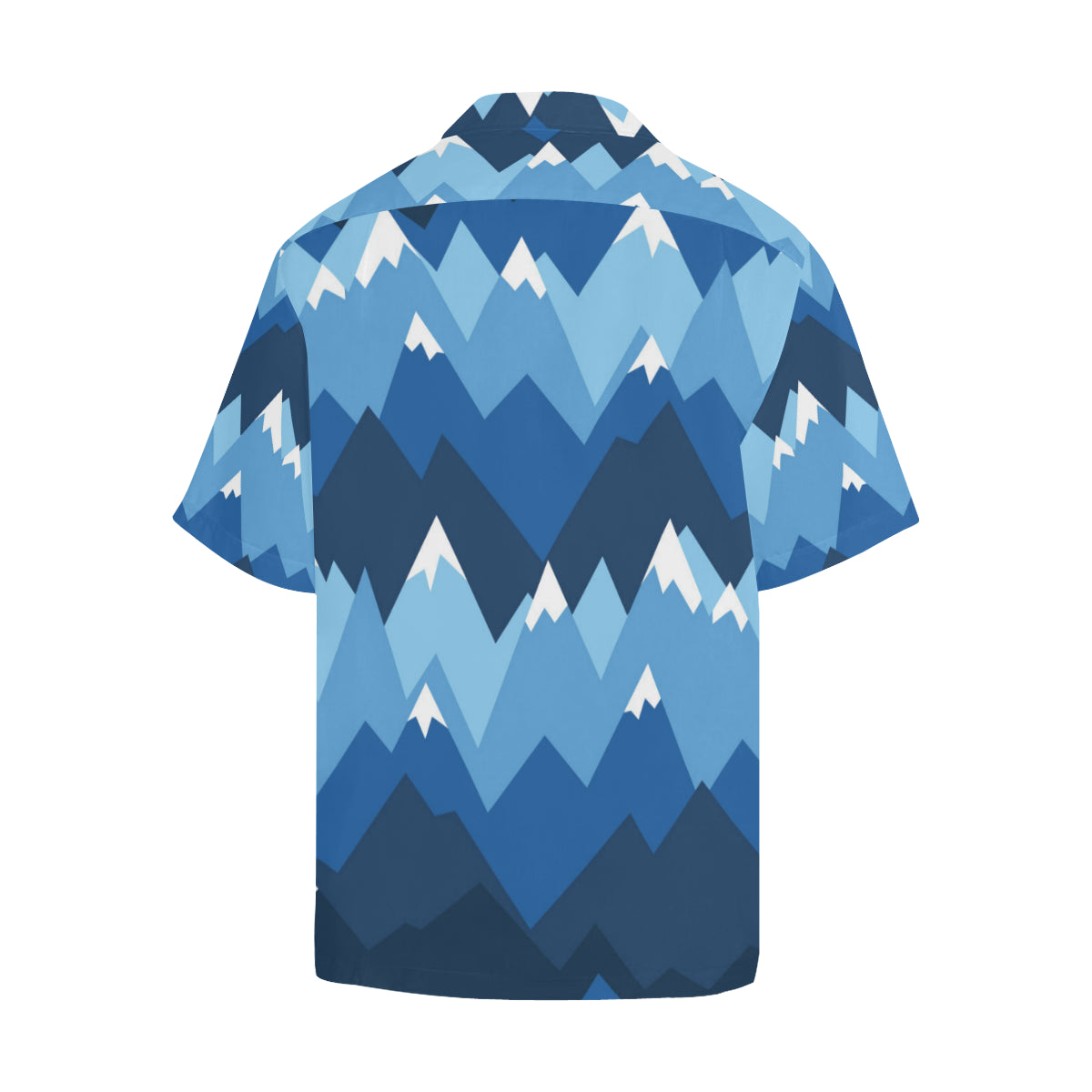 Mountain Pattern Print Design 04 Men's Hawaiian Shirt