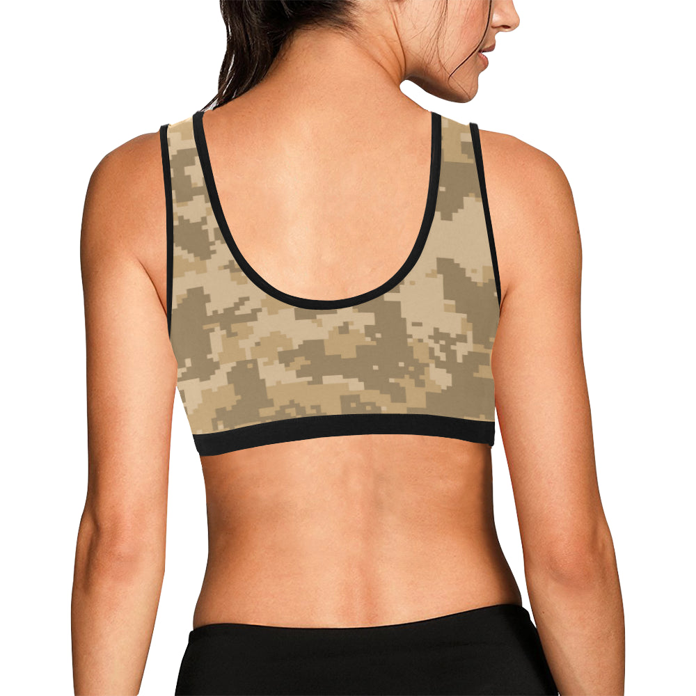 ACU Digital Desert Camouflage Sports Bra